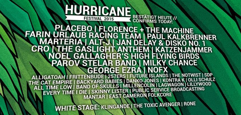 Hurricane Festival Preview Guide 2015 100 Nights Of Summer